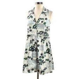 NWT Provence Breeze Sleeveless Royal Shirt Dress Tuckernuck size M